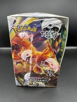 Pokemon TCG Sword & Shield Brilliant Stars Factory Sealed Booster Box - Image 4
