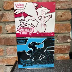 Pokemon Black Bolt and White Flare Pokemon Center ETB, IN HAND Ships Today! TCG - Image 1