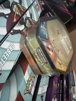 Jolteon Sealed Tin Pokemon Center Trading Cards TCG Game Triple Effect rip back 820650102851 - Image 5