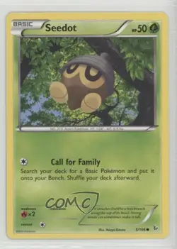 Seedot Pokemon XY Flashfire #5 6wp - Image 1