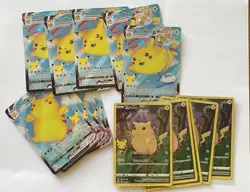 Pikachu Pokemon Celebrations Lot Flying Pikachu Surfing Pikachu Basic Pikachu - Image 1