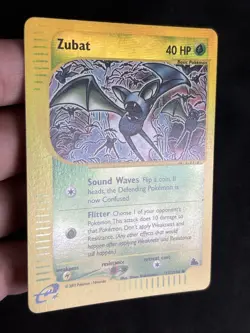 Zubat #117 Reverse Foil Holo 2003 Pokemon Skyridge English TCG - Image 3