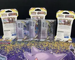 Pokemon SWSH- Lost Origin Booster Pack Lot Of 6 - 3 Sleeved Giratina Art 3 Loose - Image 2