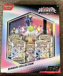 Pokemon TCG Prismatic Evolutions Accessory Pouch & Binder Collection Sealed - Image 2