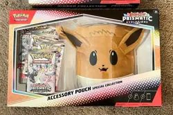 Pokemon TCG Prismatic Evolutions Accessory Pouch & Binder Collection Sealed - Image 3