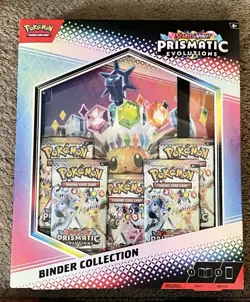 Pokemon TCG Prismatic Evolutions Accessory Pouch & Binder Collection Sealed - Image 4