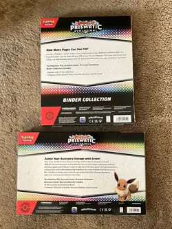 Pokemon TCG Prismatic Evolutions Accessory Pouch & Binder Collection Sealed - Image 5