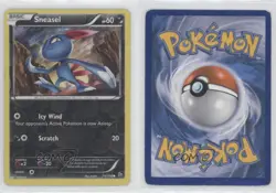 Sneasel Reverse Foil Pokemon XY Flashfire #51 0jq7 - Image 3
