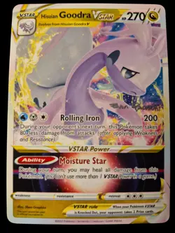 Hisuian Goodra VSTAR 136/196 World Championship 2024 Signed Pokemon TCG MINT - Image 3