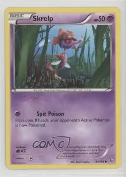 Skrelp Pokemon XY Flashfire #44 a3q - Image 1