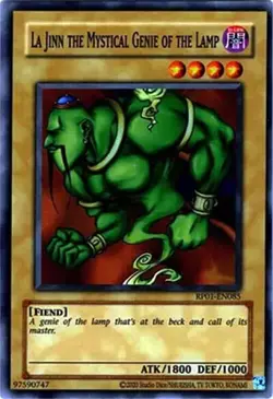 1x La Jinn the Mystical Genie of NM Eng YuGiOh - Retro Pack (2020 Date Reprint) - Image 1