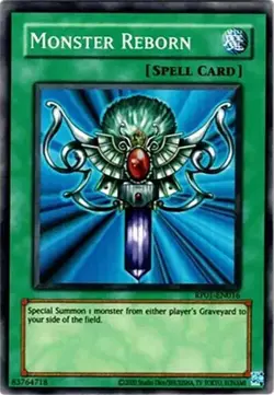 1x Monster Reborn - Unlimited NM Eng YuGiOh - Retro Pack (2020 Date Reprint) - Image 1