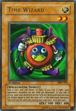 1x Time Wizard - Unlimited HP Eng YuGiOh - Metal Raiders - Image 1
