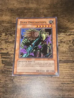 Dark Driceratops - IOC-073 - Rare - NM - Unlimited - Yugioh - Image 1