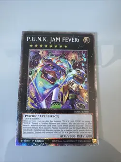 Yugioh P.U.N.K. JAM FEVER! BLMM-EN051 1st Edition Starlight Rare NM - Image 1