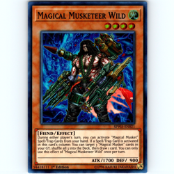 Yugioh Magical Musketeer Wild SPWA-EN021 1st Edition Super Rare Holo - NM 💎 - Image 1