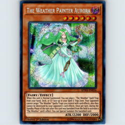 Yugioh The Weather Painter Aurora SPWA-EN034 1st Edition Secret Rare - LP-NM 💎 - Image 1