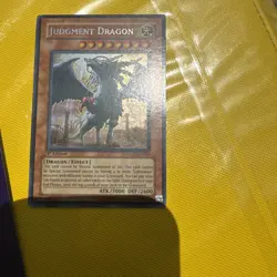 YUGIOH JUDGMENT DRAGON SECRET RARE LODT-EN026 1ST EDITION NM - Image 5