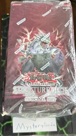 Yugioh Dinosaur's Rage Structure Deck Special Set 1st Edition Sealed Display Box - Image 1