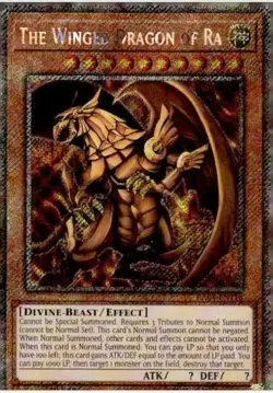 1x The Winged Dragon of Ra (Platinum Se NM Eng YuGiOh - Quarter Century Stampede - Image 1
