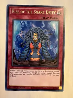 Yugioh TCG Ancient Guardians Rise of the Snake Deity ANGU-EN059 Rare NM - Image 1