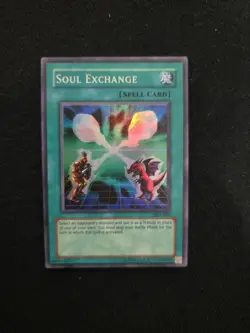 Yugioh Soul Exchange SDY-041 Super Rare Holo Unlimited Original Print Vintage - Image 1