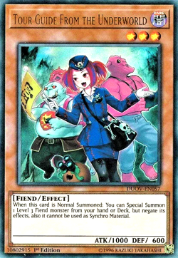 YUGIOH ~ TOUR GUIDE FROM THE UNDERWORLD ~ DUOV-EN057 ~ ULTRA RARE - Image 1