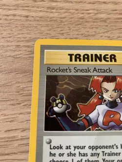 Pokemon Team Rocket TCG Rocket's Sneak Attack 1st Edition Holo Card 16/82 Rare - Image 3