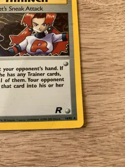 Pokemon Team Rocket TCG Rocket's Sneak Attack 1st Edition Holo Card 16/82 Rare - Image 5