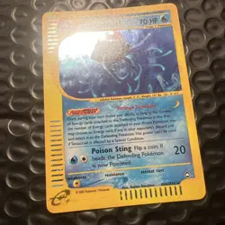 Tentacruel Holo Rare H26/H32 Aquapolis WoTC Pokemon Card 2002 - Image 3