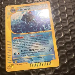 Tentacruel Holo Rare H26/H32 Aquapolis WoTC Pokemon Card 2002 - Image 4