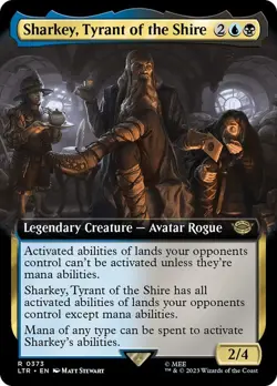 LTR Extended Art SHARKEY TYRANT OF THE SHIRE 1x Rare Lord of the Rings MTG NM - Image 1