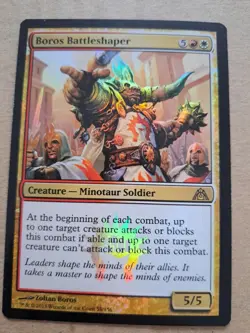 Boros Battleshaper FOIL - Dragon’s Maze - Rare - NM MTG 058 - Image 1