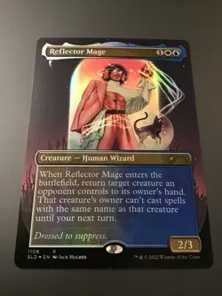 MTG Secret Lair #1108 Reflector Mage Borderless Foil NM - Image 1