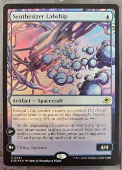 Synthesizer Labship (Foil) - MTG - Edge Of Eternities - Near Mint - English - Image 1
