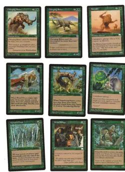 Magic the Gathering Green Lot Mixed 22 Cards MTG - Image 2