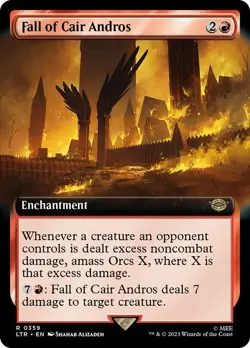 LTR Extended Art FALL OF CAIR ANDROS 1x Rare Lord of the Rings MTG NM - Image 1