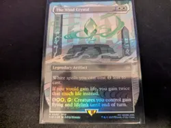 MTG Magic the Gathering FOIL The Wind Crystal Borderless FIN! - Image 1