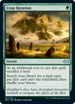 Crop Rotation FOIL Double Masters PLD Green Uncommon MAGIC MTG CARD ABUGames - Image 1
