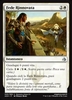 MTG Magic AKH Amonkhet - 1x ITA EX 025 U Fede Rinnovata - Image 1