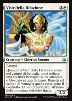 MTG Magic AKH Amonkhet - 1x ITA EX 037 U Visir della Dilazione - Image 1