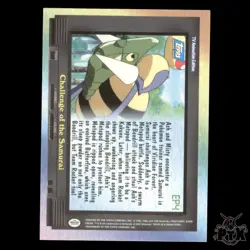 Topps Series 1 EP4 Challenge of the Samurai Foil Pokemon 2000 - Image 2