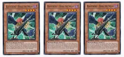 DP11-EN002 x3 Blackwing - Bora the Spear Rare NM 1st Edition Yugioh - Image 1
