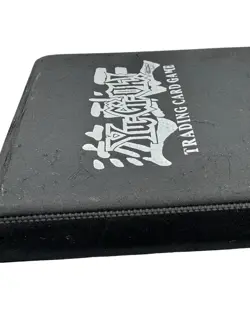 Vintage Yugioh Konami Card Folder Portfolio Binder Black Kazuki Takahashi 1996 - Image 5