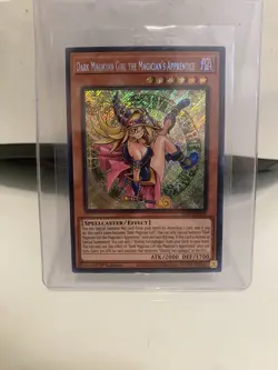 * DARK MAGICIAN GIRL THE MAGICIAN'S APPRENTICE * SECRET RARE ALIN-EN004 YUGIOH! - Image 1