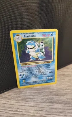 Pokemon Card Blastoise 2/102 Base Set Holo Rare WOTC-LP - Image 1