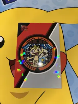 Badge Meowth & Oshawott - Cracked Ice Holo - Team Rocket Card Database - Pokemon - Image 1