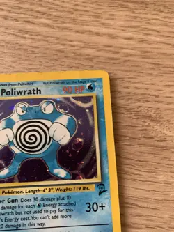 Pokemon Card Poliwrath Base Set 2 15/130 Holo Unlimited Holo Rare Vintage Wotc - Image 4