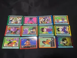Dragon Ball Amada 12 Card Set PP Kira Carddass Son Gohan Dragon Ball Z Used - Image 1