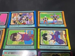 Dragon Ball Amada 12 Card Set PP Kira Carddass Son Gohan Dragon Ball Z Used - Image 3